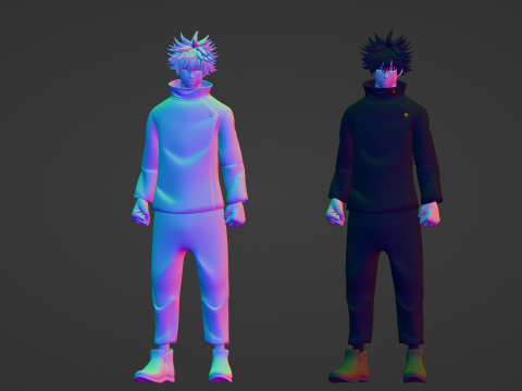Megumi Fushiguro - Jujutsu Kaisen SS3 Modelo 3D