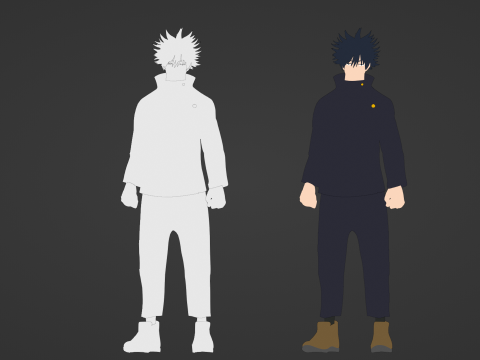 Megumi Fushiguro - Jujutsu Kaisen SS3 Modelo 3D