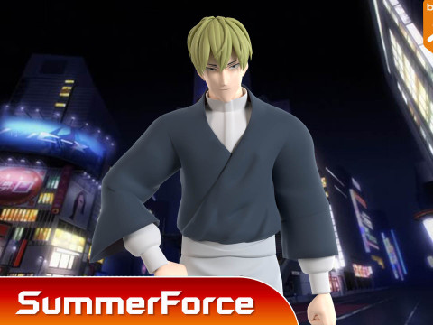 나오야 제닌 - 유술해선 3D 모델