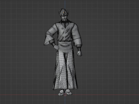 나오야 제닌 - 유술해선 3D 모델