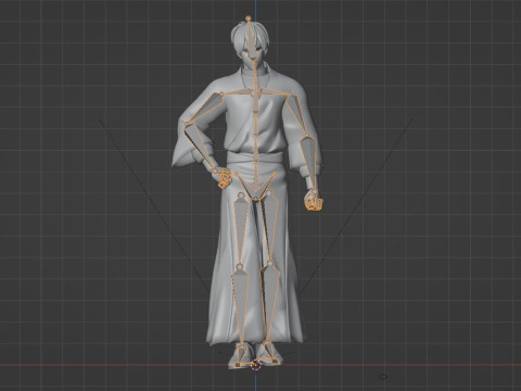 나오야 제닌 - 유술해선 3D 모델