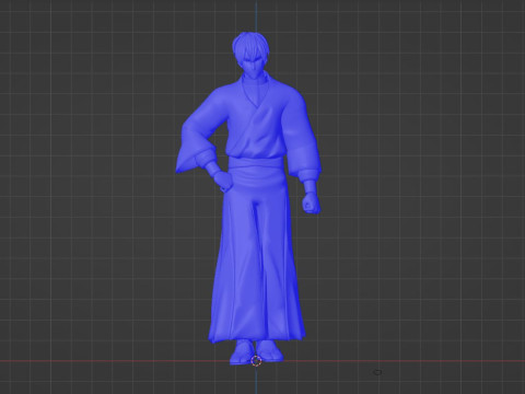 나오야 제닌 - 유술해선 3D 모델