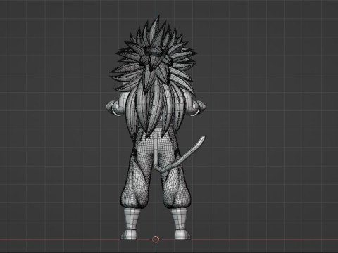 Goku Super Saiyan 5 - Dragon Ball AF Modèle 3D