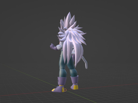 Vegeta Super Saiyan 5 - Dragon Ball AF Model 3D