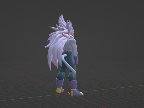 Vegeta Super Saiyan 5 - Dragon Ball AF Model 3D