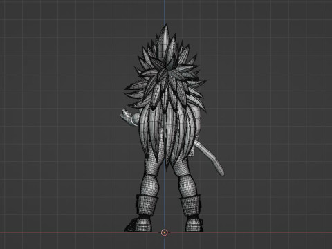 Vegeta Super Saiyan 5 - Dragon Ball AF Model 3D