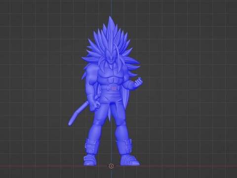 Vegeta Super Saiyan 5 - Dragon Ball AF Model 3D