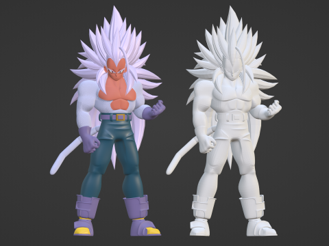 Vegeta Super Saiyan 5 - Dragon Ball AF Model 3D