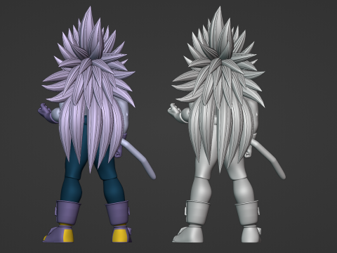 Vegeta Super Saiyan 5 - Dragon Ball AF Model 3D