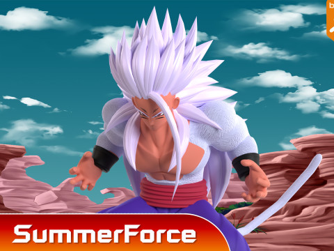 Gohan Super Saiyan 5 - Dragon Ball AF Model 3D