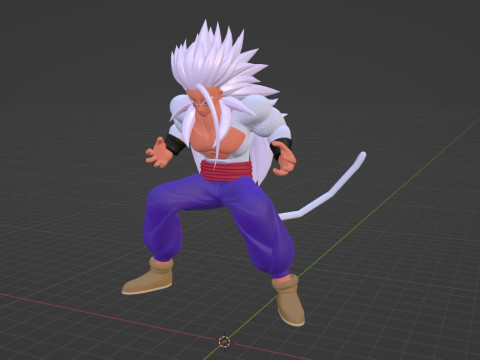 Gohan Super Saiyan 5 - Dragon Ball AF Model 3D