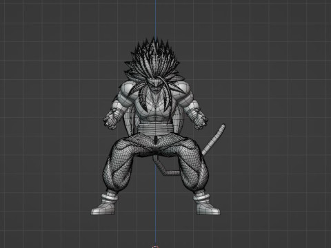 Gohan Super Saiyan 5 - Dragon Ball AF Model 3D