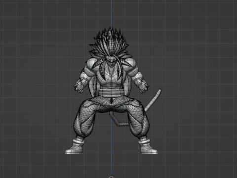 Gohan Super Saiyan 5 - Dragon Ball AF 3D Model