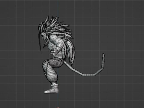 Gohan Super Saiyan 5 - Dragon Ball AF Model 3D