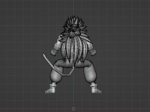 Gohan Super Saiyan 5 - Dragon Ball AF Model 3D