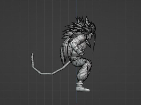 Gohan Super Saiyan 5 - Dragon Ball AF Model 3D