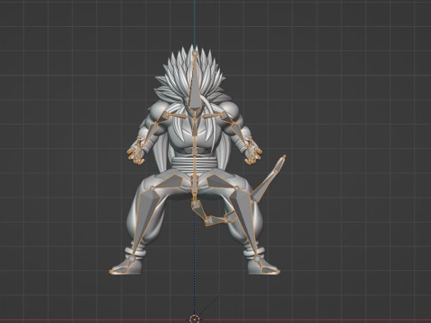 Gohan Super Saiyan 5 - Dragon Ball AF Model 3D