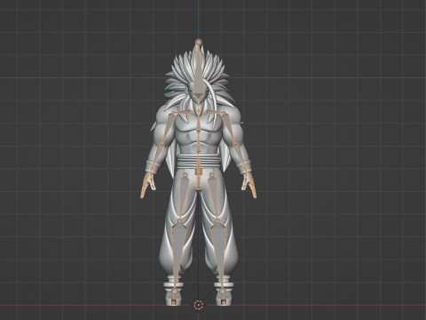 Gohan Super Saiyan 5 - Dragon Ball AF Model 3D