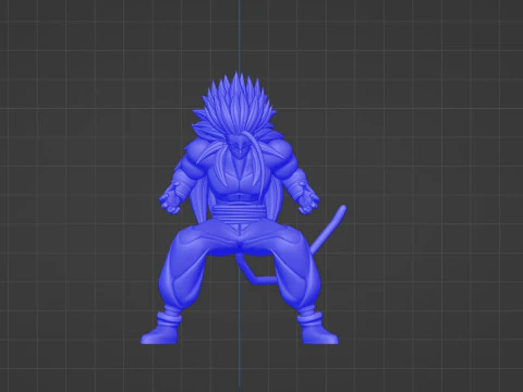 Gohan Super Saiyan 5 - Dragon Ball AF 3D Model