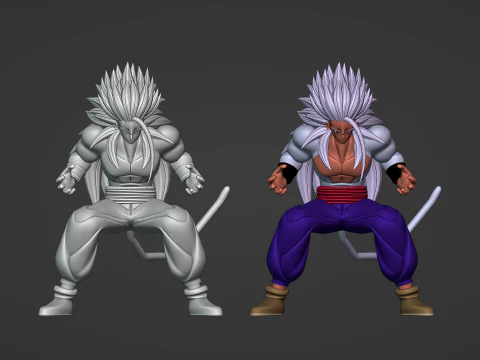 Gohan Super Saiyan 5 - Dragon Ball AF 3D Model