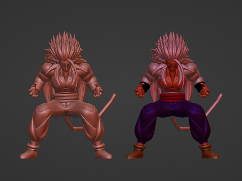 Gohan Super Saiyan 5 - Dragon Ball AF Model 3D