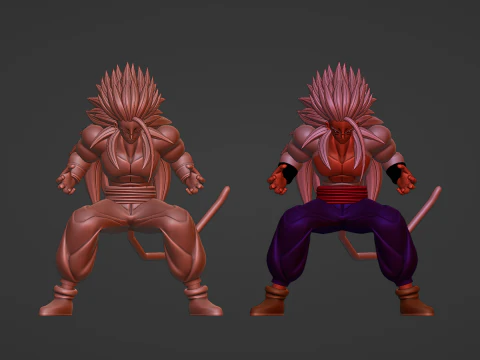 Gohan Super Saiyan 5 - Dragon Ball AF 3D Model