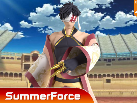 Цинь Ши Хуан - Записи Рагнарока 3D Модель