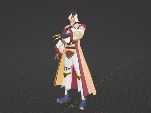 Цинь Ши Хуан - Записи Рагнарока 3D Модель