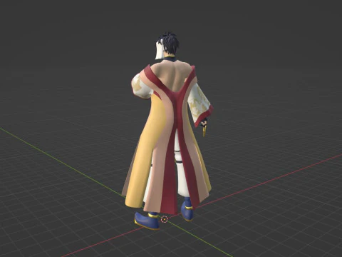 Qin Shi Huang - Record of Ragnarok 3D Model