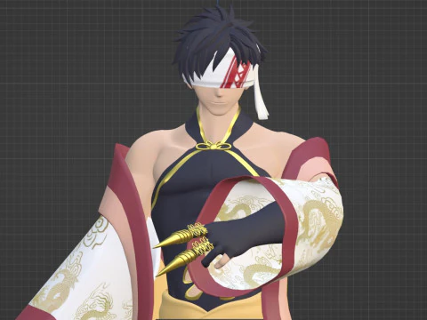 Qin Shi Huang - Record of Ragnarok 3D Model