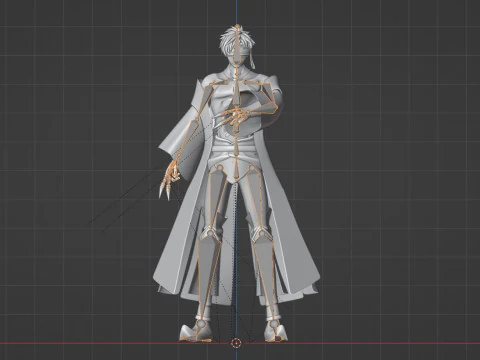 Qin Shi Huang - Record of Ragnarok 3D Model