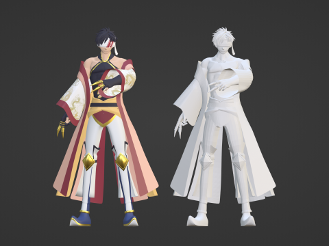 Цинь Ши Хуан - Записи Рагнарока 3D Модель