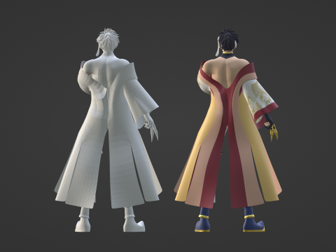 Цинь Ши Хуан - Записи Рагнарока 3D Модель