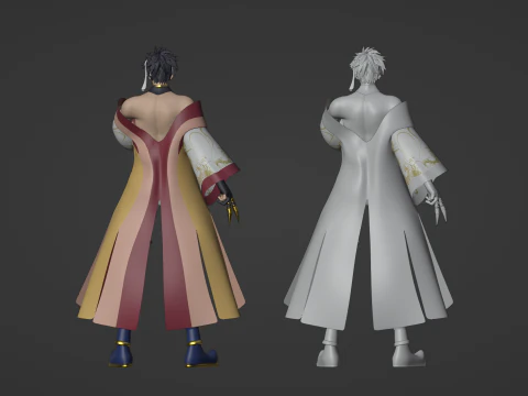 Qin Shi Huang - Record of Ragnarok 3D Model