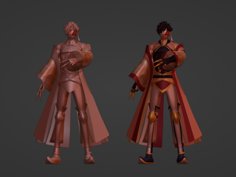 Цинь Ши Хуан - Записи Рагнарока 3D Модель