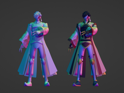 Цинь Ши Хуан - Записи Рагнарока 3D Модель