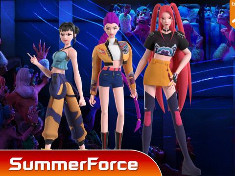 Kostum Emas Rumi - Pemburu Setan KPop Model 3D