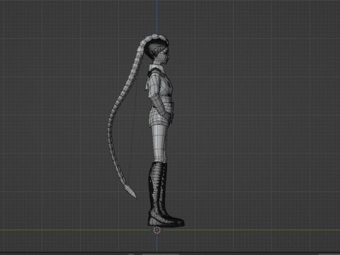 Kostum Emas Rumi - Pemburu Setan KPop Model 3D