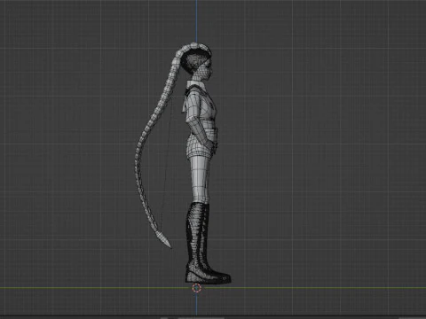 Fantasia Rumi Golden - Ca&ccedil;adores de Dem&ocirc;nios KPop Modelo 3D