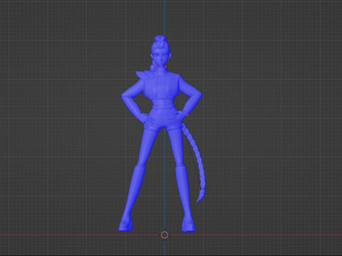 Kostum Emas Rumi - Pemburu Setan KPop Model 3D