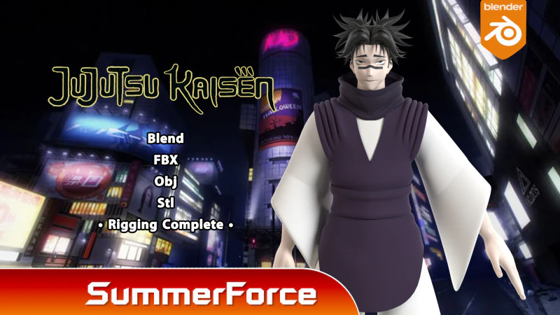 Choso-Jujutsu Kaisen 3D Model .c4d .max .obj .3ds .fbx .stl .blend