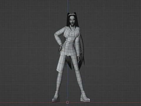 Mira Golden Costume - KPop Demon Hunters 3D Model