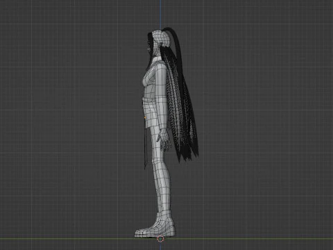 Mira Golden Costume - KPop Demon Hunters 3D Model