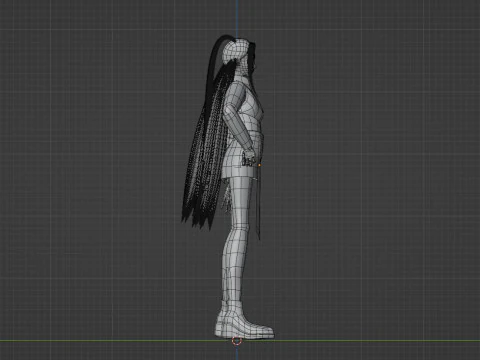 Mira Golden Costume - KPop Demon Hunters 3D Model