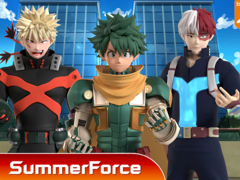 Armored Deku - My Hero Academia 3D Model
