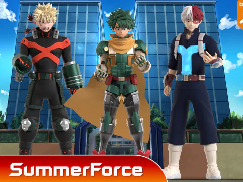 Armored Deku - My Hero Academia 3D Model