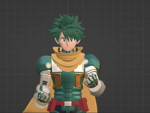 Armored Deku - My Hero Academia 3D Model