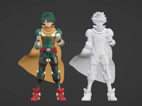 Armored Deku - My Hero Academia 3D Model
