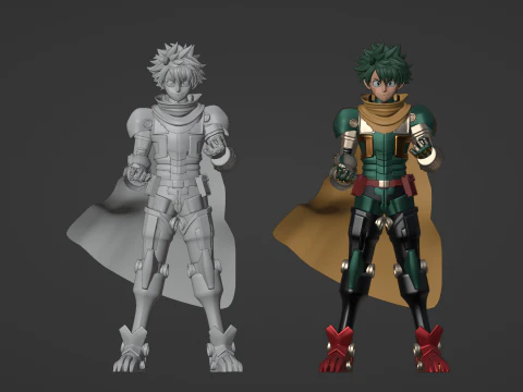 Armored Deku - My Hero Academia 3D Model