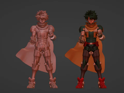 Armored Deku - My Hero Academia 3D Model